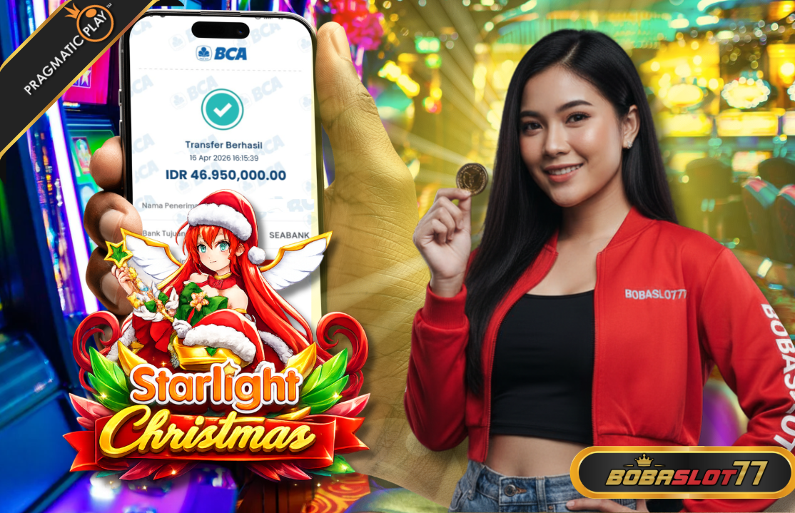 Selamat kepada user id elfxxxxis Wede Rp 46.950.000 di Game STARLIGHT CHRISTMAS 1000 PRAGMATIC PLAY Cair Gk Sampe 1 Menit! Menang Mudah di Bobaslot77